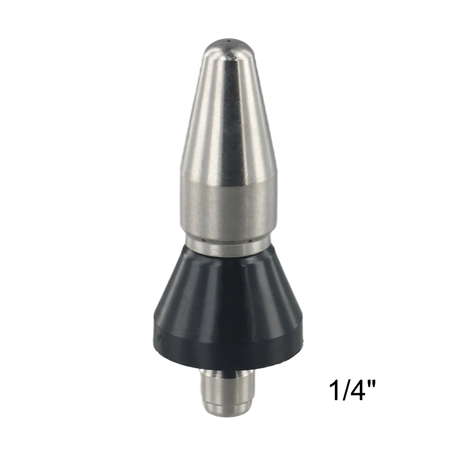 

Brand New High Quality Nylon Tools Cleaning Nozzle Pipe Dredge Stainless Steel Drain Jetter Flushing Length 79mm