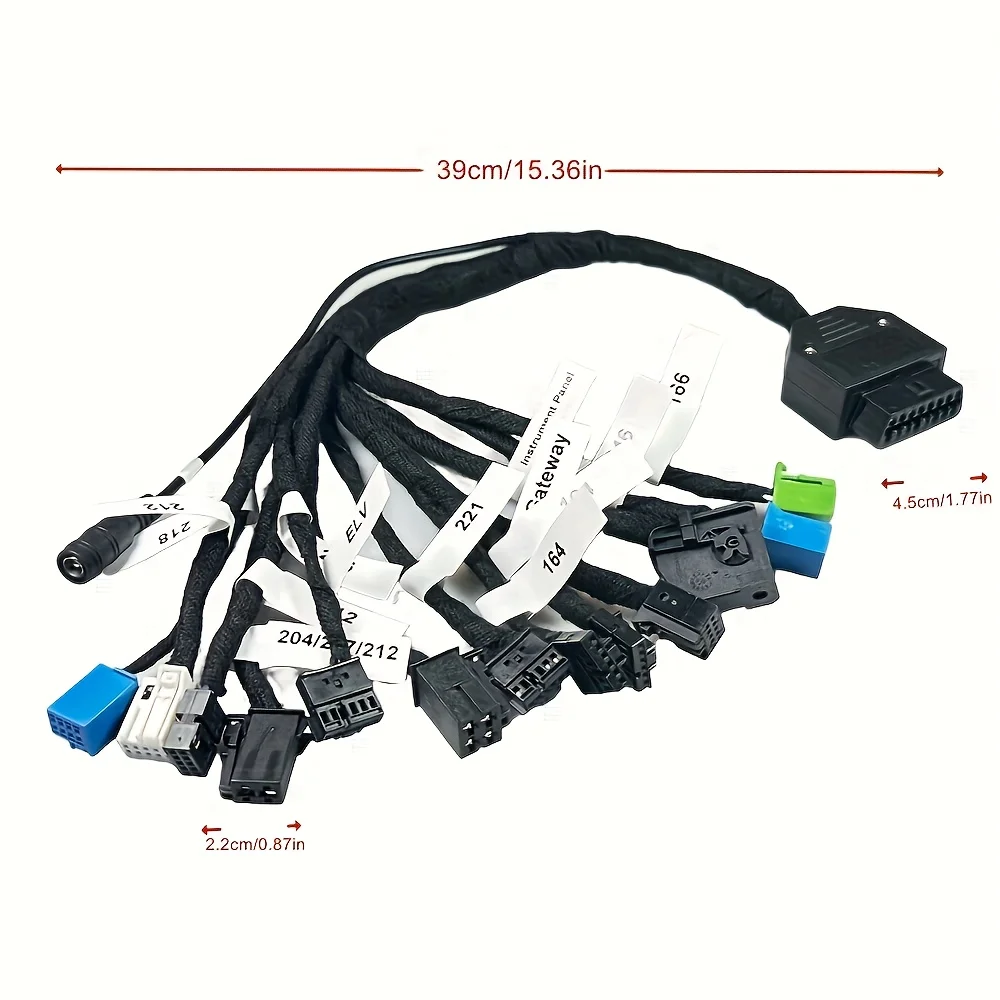 15 in 1 EIS ELV Gateway Test Line Platform Cables for Benz 15in1 Test ECU ELV Cable EZS for w204