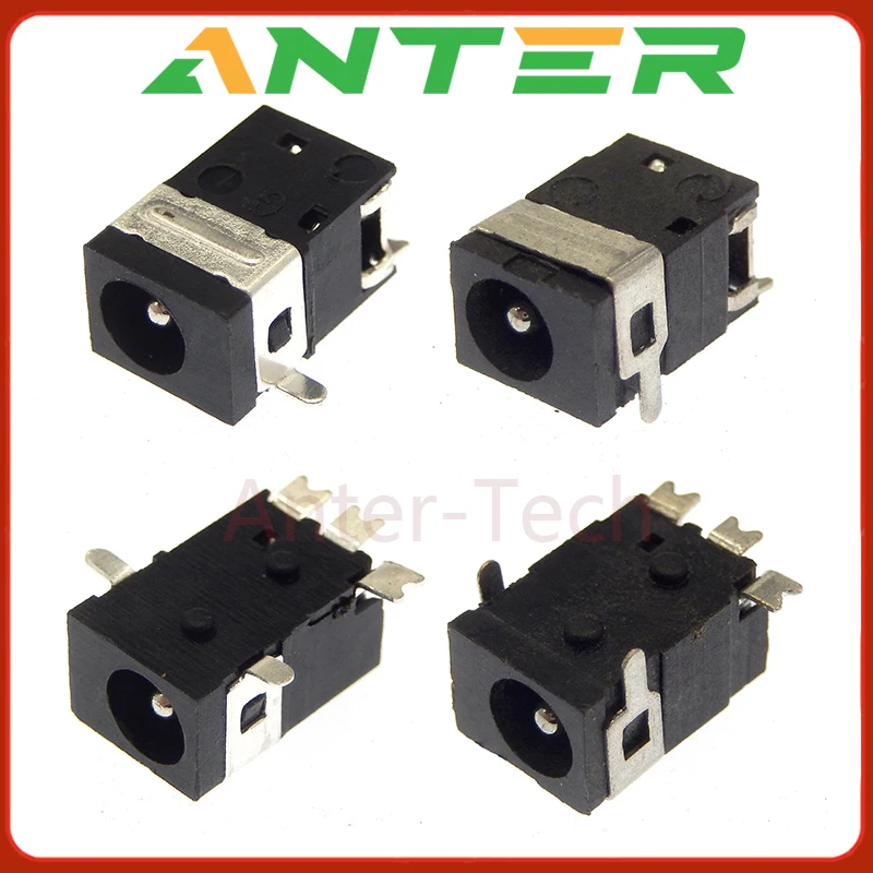 10PCS DC-045A DC Power Jack Male Plug Pin1.3*3.5mm Female DC Power Connector SMD PCB Mounting For Notebook Tablet