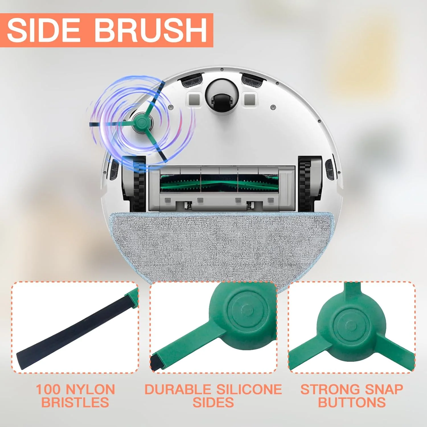 For IRobot Roomba Combo Essential, (Roomba Vac Essential), Roomba 105 Combo, Roomba 104 Combo Accessories Spare Parts