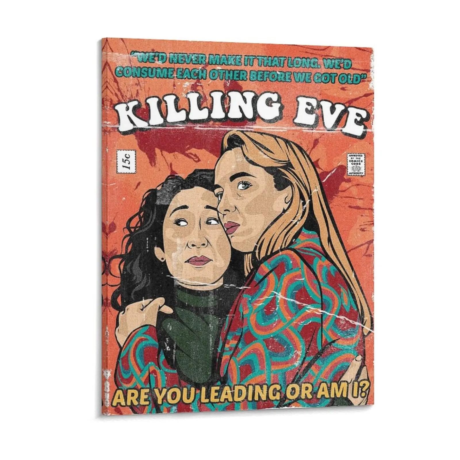 Are You Leading Or Am I Killing Eve Canvas Painting Pub Create Wall Cave Funny Personalized Framed Wall Paintings