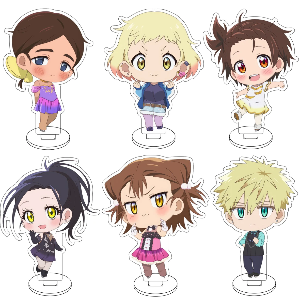 

10CM Anime Medalist Cos Yuitsuka Inori Kamisaki Hikaru Akeuraji Tsukasa Yodaka Jun Figure Acrylic Stand Cute Gifts Ornaments