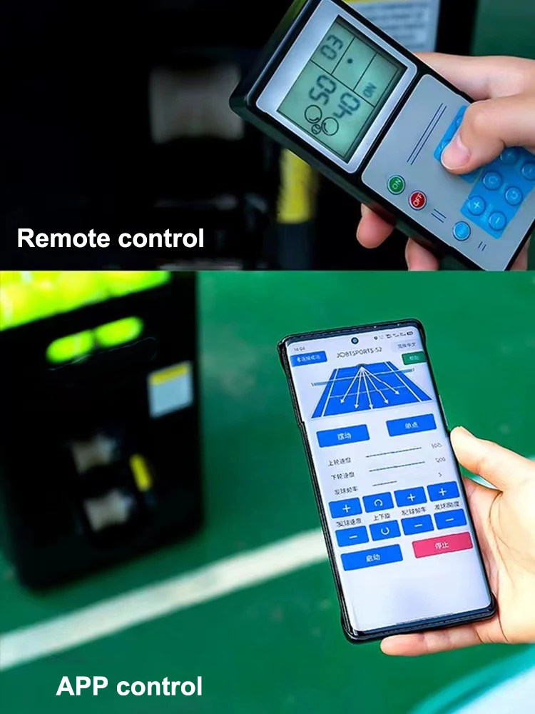 Factory Sale Smart Portable Tennis Ball Machines With  Launcher  Long Battery Life