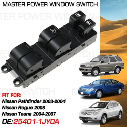 Master Power Window Switch Control Button 25401-1JY0A 16+3 Pins For Nissan Pathfinder Nissan Teana Nissan Rogue 2003-2008