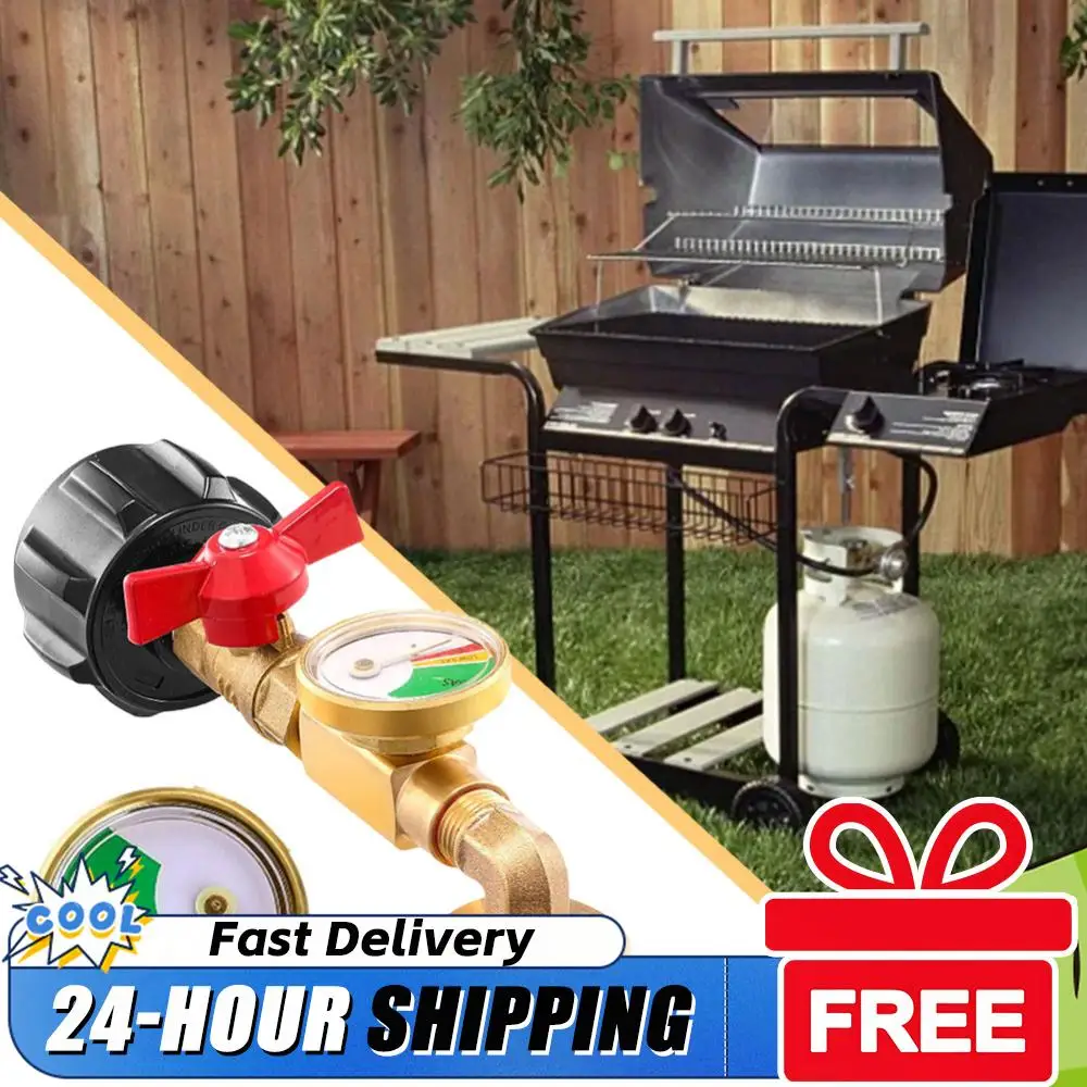 

Адаптер для заправки пропаном QCC1 с регулирующим клапаном, угловой адаптер для заправки пропаном для кемпинговых грилей, для баллонов 1 фунт