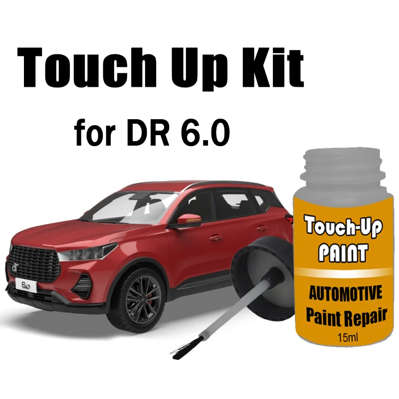 Car Touch-Up Paint Kit (with Brush) for DR 6.0 Paint Scratch Remover Car Paint Repair Car Accessories White Black Silver Grey