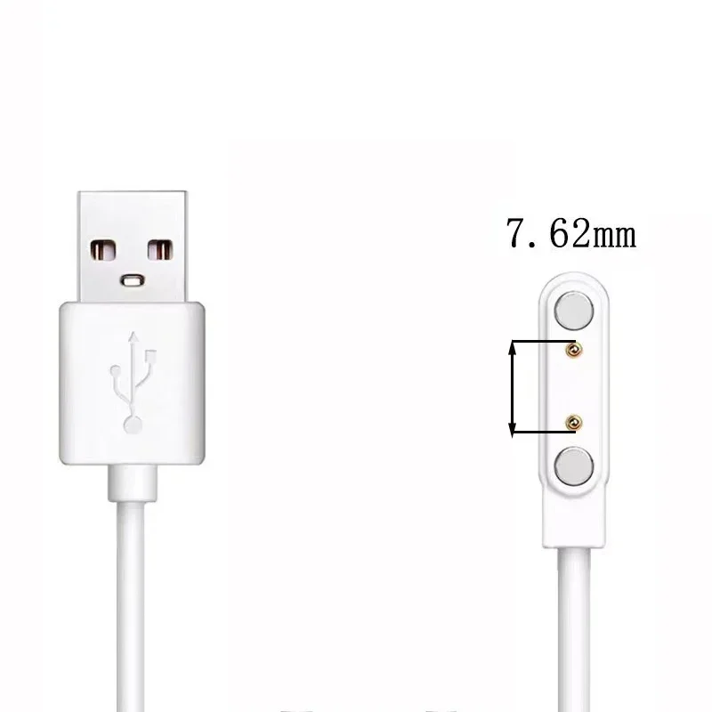 Cable de carga de pulsera inteligente Q12 Smartwatch teléfono para niños cargador USB de 4 pines Cable de datos de carga magnética de alta calidad