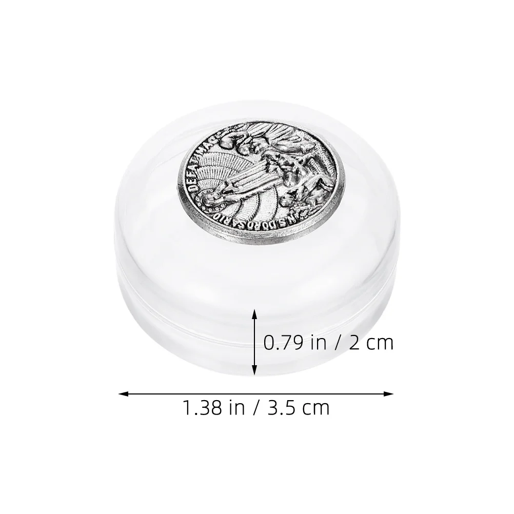 2 قطعة صندوق تعبئة معدني منظم تذكار علبة مسبحة مستديرة كاثوليكية دينية صغيرة للمناولة الأولى