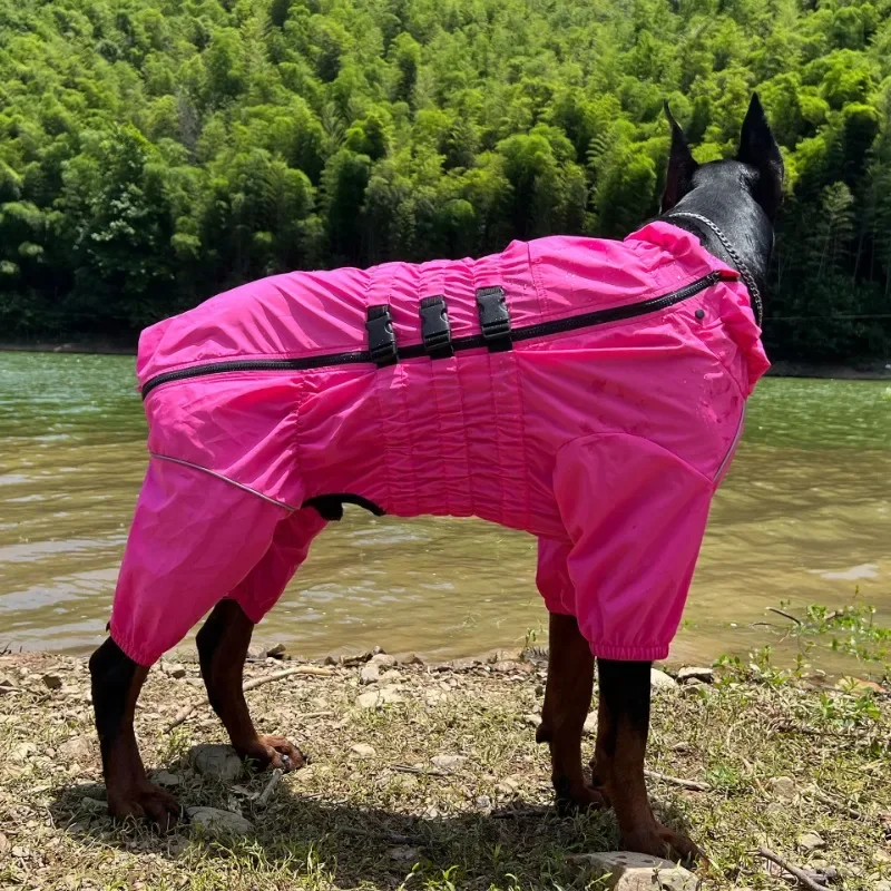 

Dog Raincoat Waterproof Hoodie Jacket Pet Raincoat Clothes for Bulldog Rain Coat Small Medium Large Dogs Jumpsuit Dogs Overalls