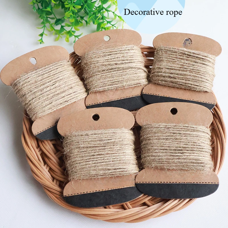 

Household decorative rope packaging box with rope hand DIY woven rope