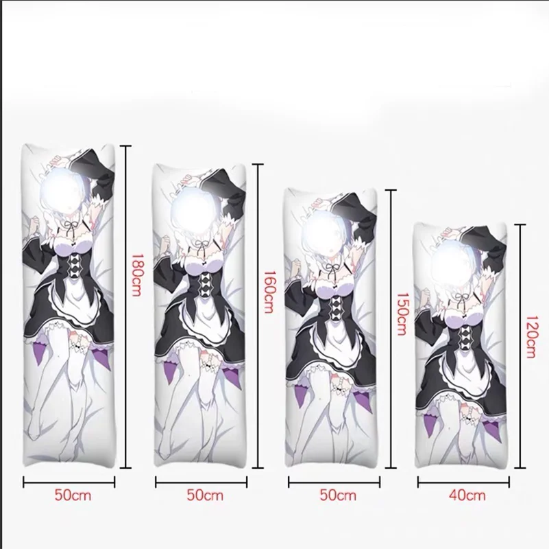 Dakimakura Anime Pillow Cover Seduce Beautiful Women With Giant Breasts Double Sided Print Life-size Decoration