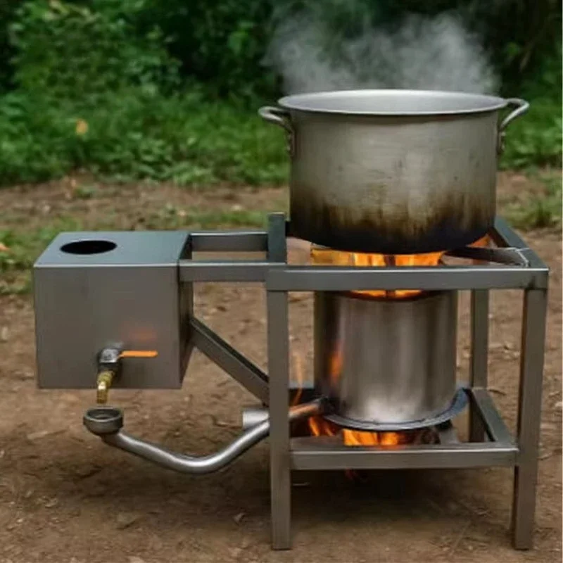 

Outdoor cooking thawing equipment with a powerful burner for outdoor kitchens or grills