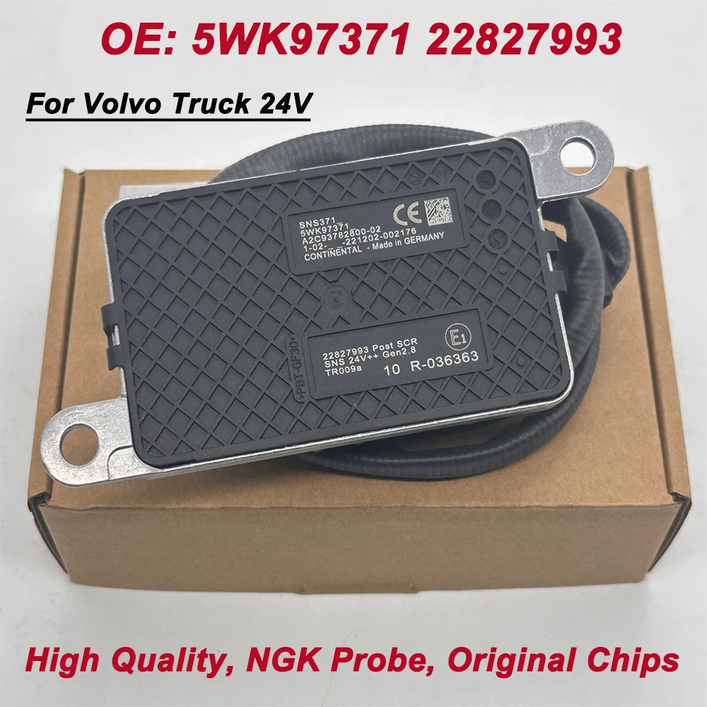 High Quality Chip for NGK Probe 5WK97371 22827993 A2C11879500 NOX Nitrogen Oxygen Sensor For VOLVO Truck Made in DE CONTINENTAL