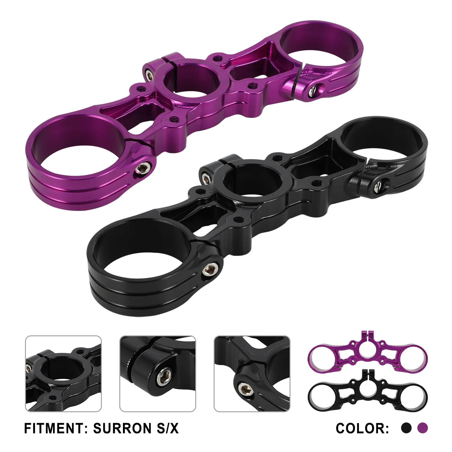 High-Quality Lightweight Aluminum Alloy Spacer Plate Modification Kit for Light Bee S/X Electric Motorcycles