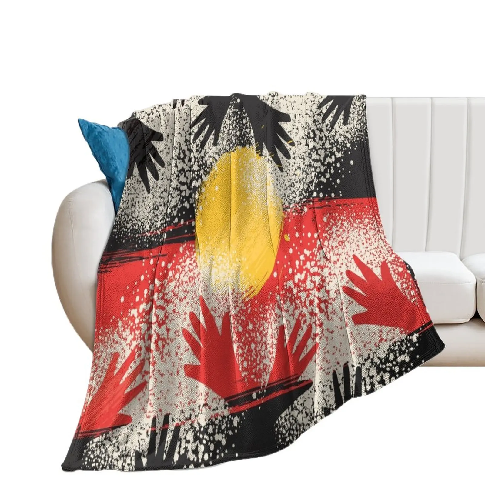 

Awesome Aboriginal Dot Art Throw Blanket Flannels For Baby Blankets