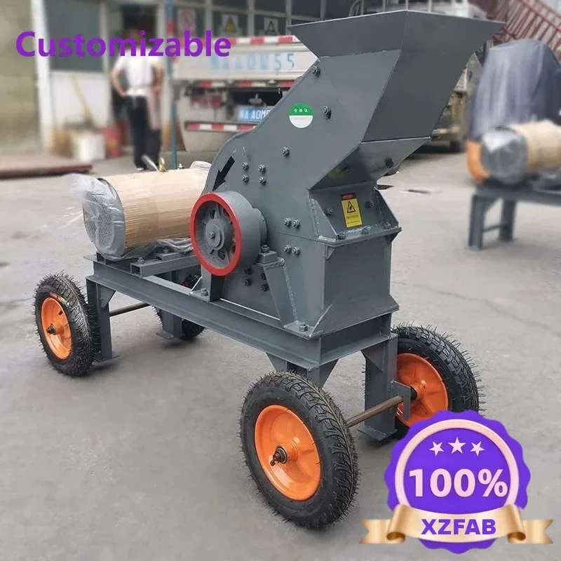Factory Direct 2026 Hammer Crusher Pebble Ore Rock Crusher Tile Concrete Block Construction Waste Sand Making Machine