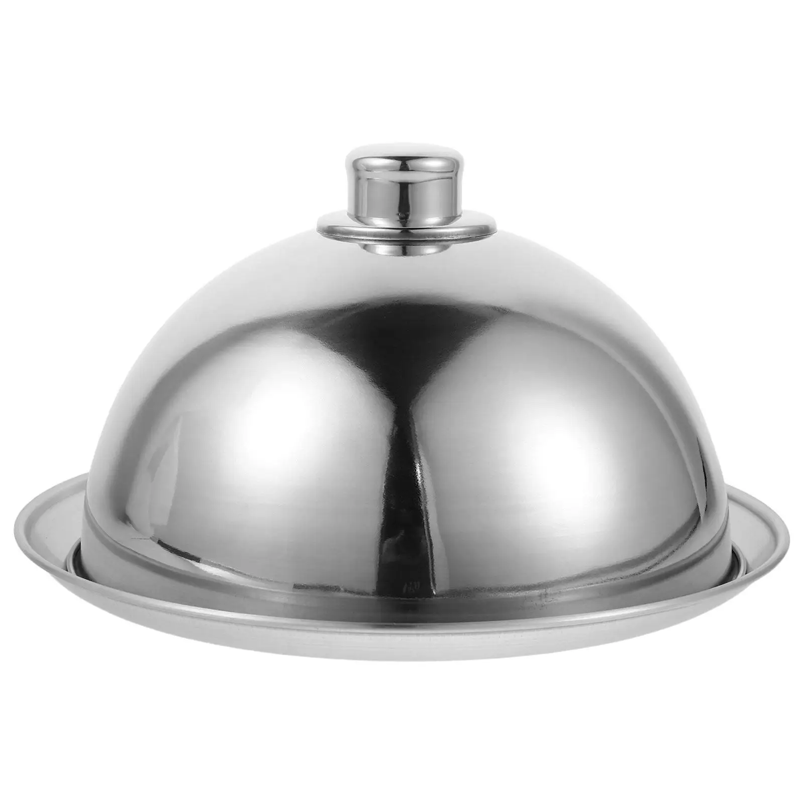 Stainless Steel Food Dome Cover for Bacon, Steak, Platter – Buffet & Restaurant Serving Plate Preserver
