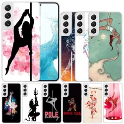 Pole Dancer Dancing Soft Cover for Samsung Galaxy S25 Edge S26 S24 S23 Ultra Phone Case S22 S21 Plus S20 FE Print Pattern Shell