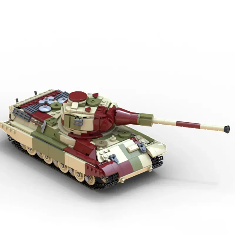 Militaire Serie Model Moc Bouwstenen VK 70.01 Gepantserde CarTechnologie Modulaire Blokken Geschenken DIY Sets Montage Kerst Speelgoed