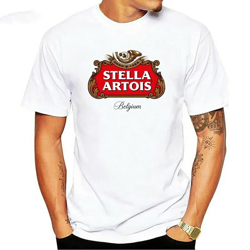 ステラの楽しいArtoisクラシックなカスタムプリントのスタイリッシュでクールなTシャツ、カジュアルな日常のメンズ半袖トップス