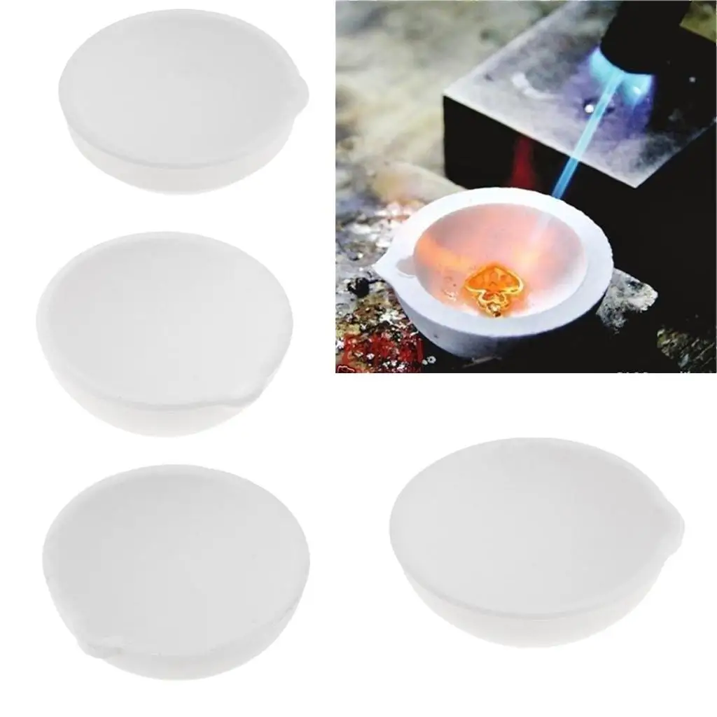 Crucible Bowl Dish Cup Furnace Melting Casting Refining Gold