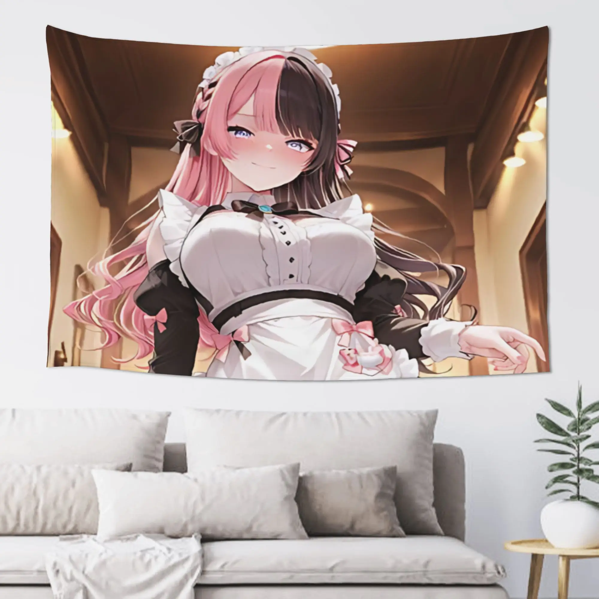 Japanese Style Anime Game Girl Tapestry Room decoration  Home Decoration Tapestry Decor Accessories Cute Room Decor