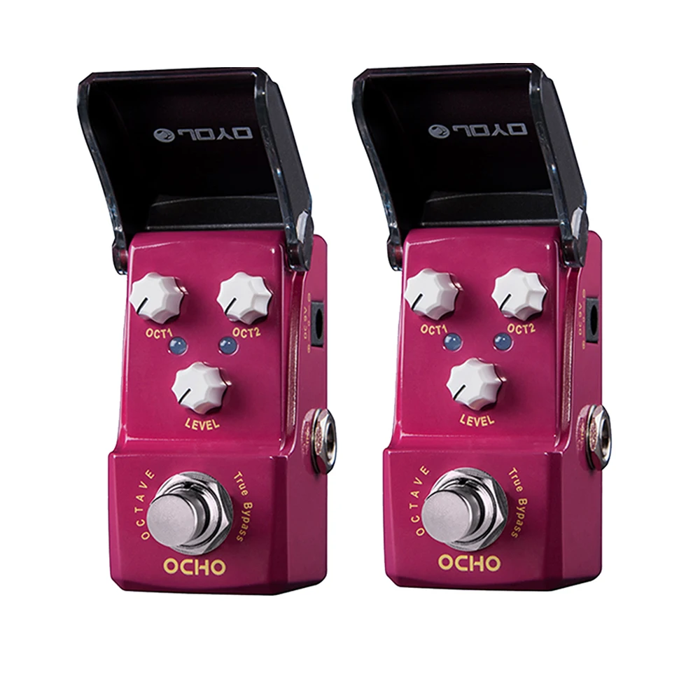 2PCS JOYO JF-330 OCHO Octave Guitar Effect Pedal True bypass Octave Pedal Wide And Rich Sound Electric Guitar Effect Pedal