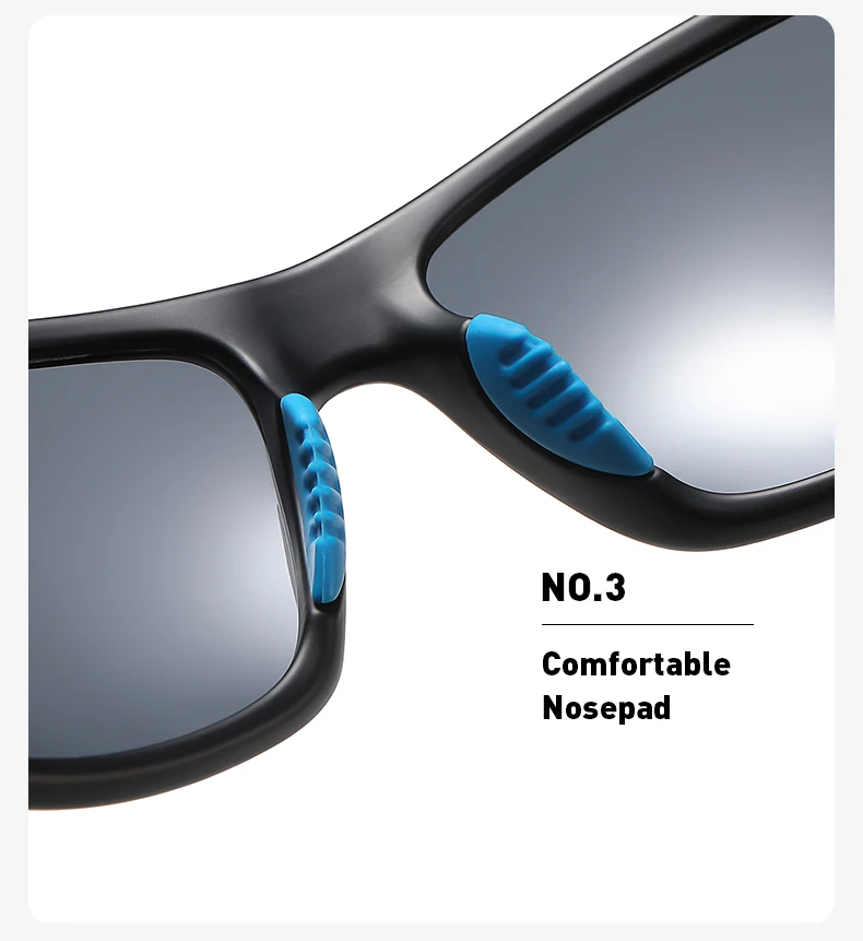 DML Neue Ultra Licht Material Gläser Männer Frauen Angeln Gläser Sonne Brille Camping Wandern Fahr Polarisierte Sonnenbrille – Detail 16