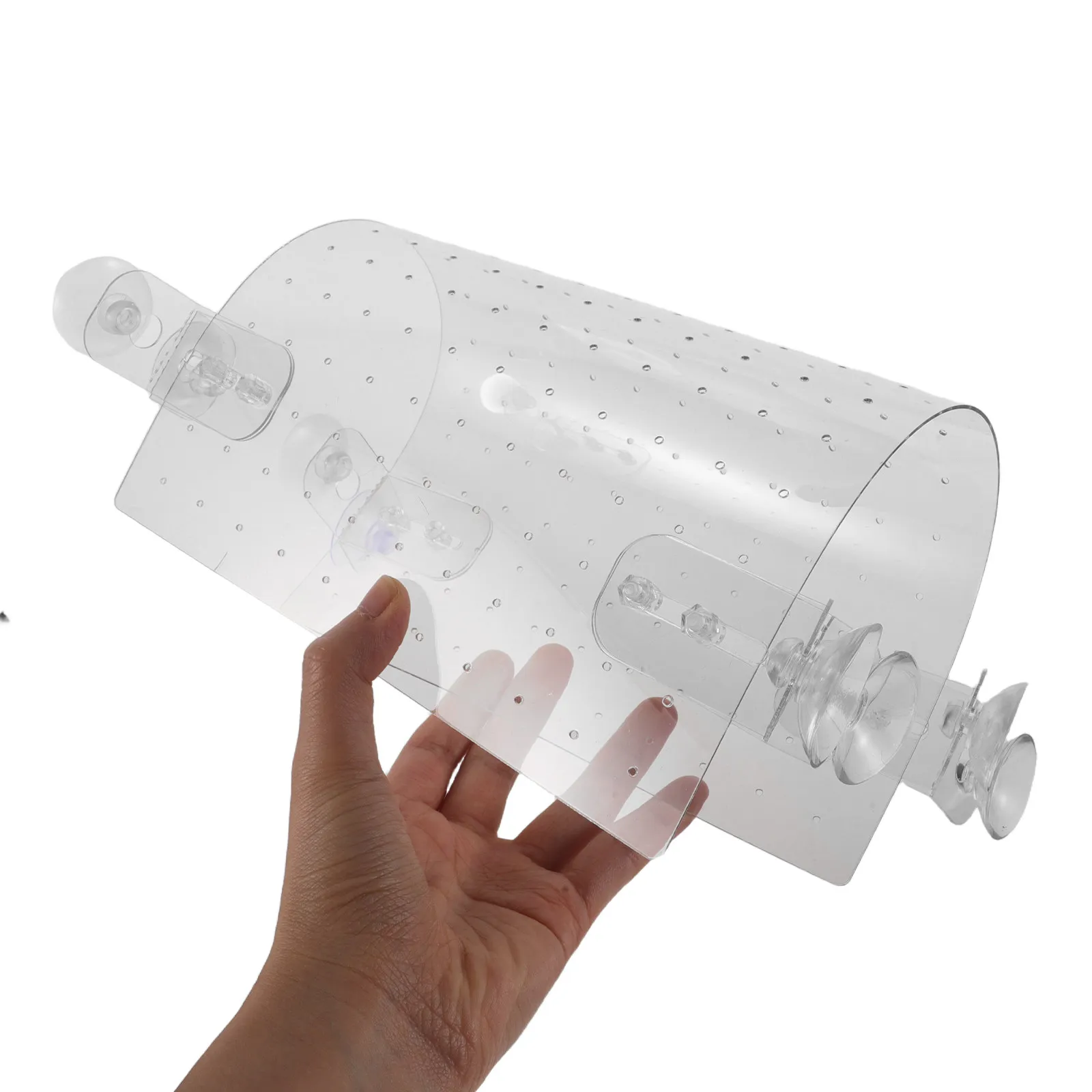 Clear Plastic Partition Board Fish Tank Divider With Suction Cups Cuttable Bendable Aquarium Separator For Aggressive Betta