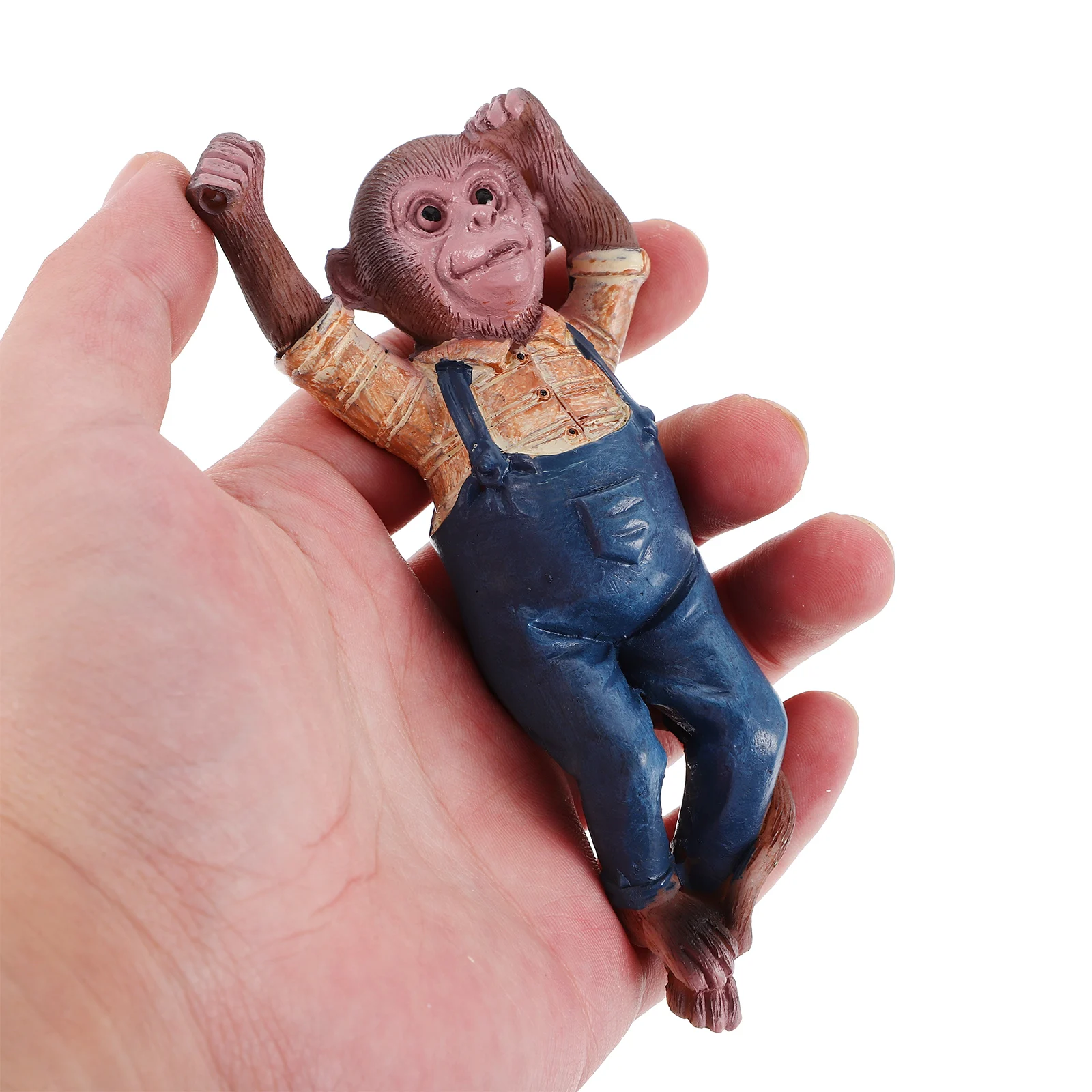 

Delicate Details Monkey Statue Resin Garden Pendant Decor Tree Hanging Sculpture For Easter