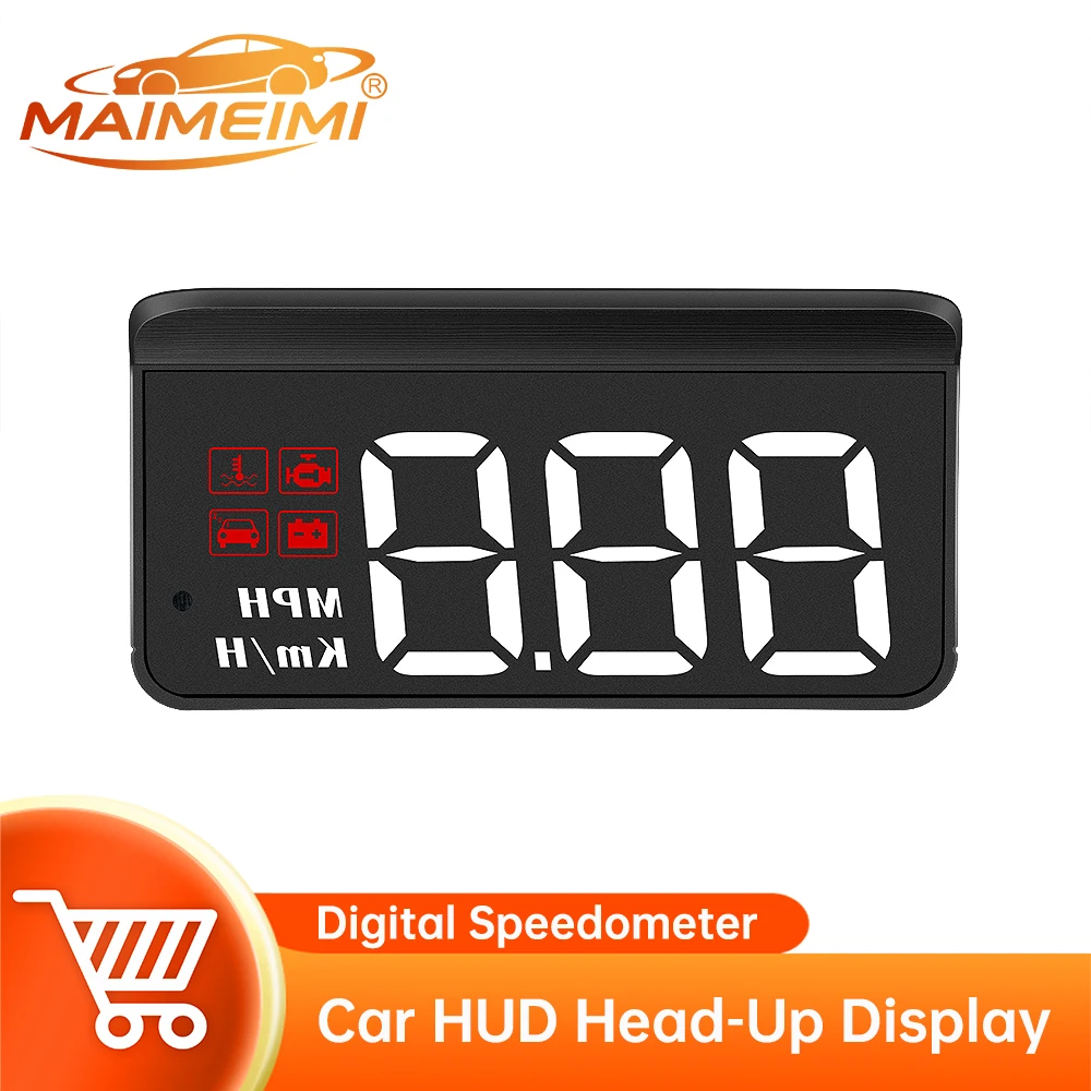 M3 Car HUD OBD2 Head Up Display Speedometer Monitor on Board Computer Windshield Projector Digital Electronic Auto Accessories