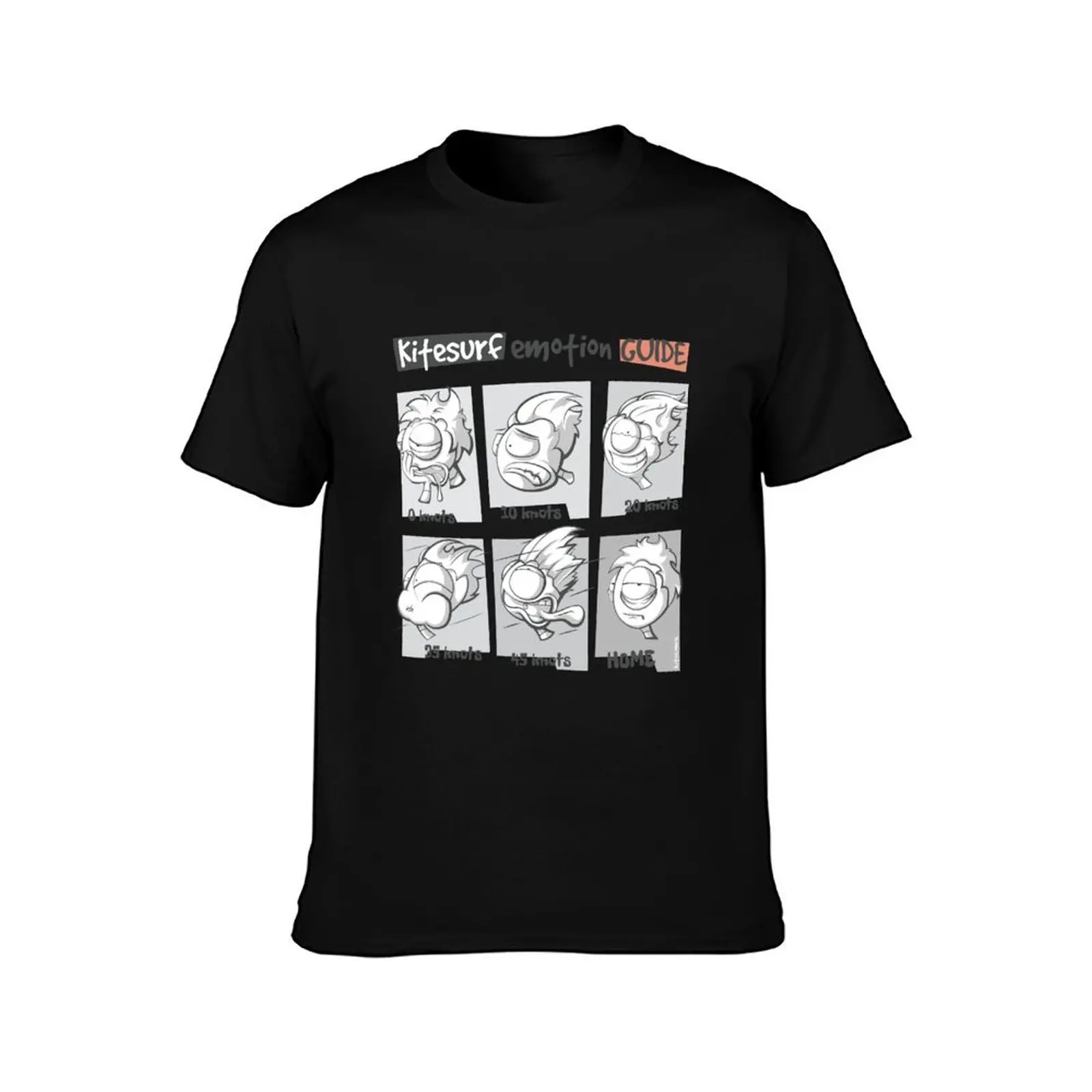 Kitesurf emotion guide T-Shirt Casual Basic Street Style T-Shirt