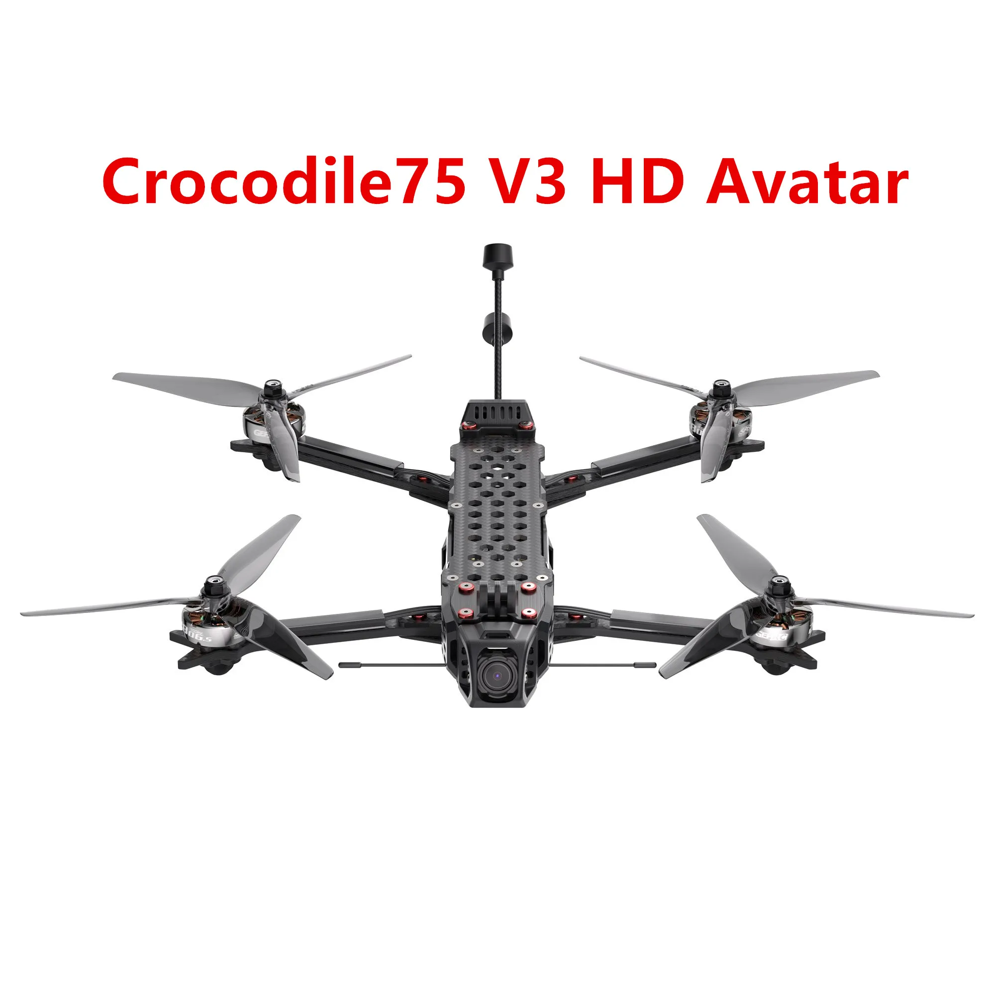 

GEPRC Crocodile75 V3 Avatar HD камера v2 VTX HQProp7.5 × 3,7 × 3 2806,5 двигатель F722 FC дальний FPV Дрон