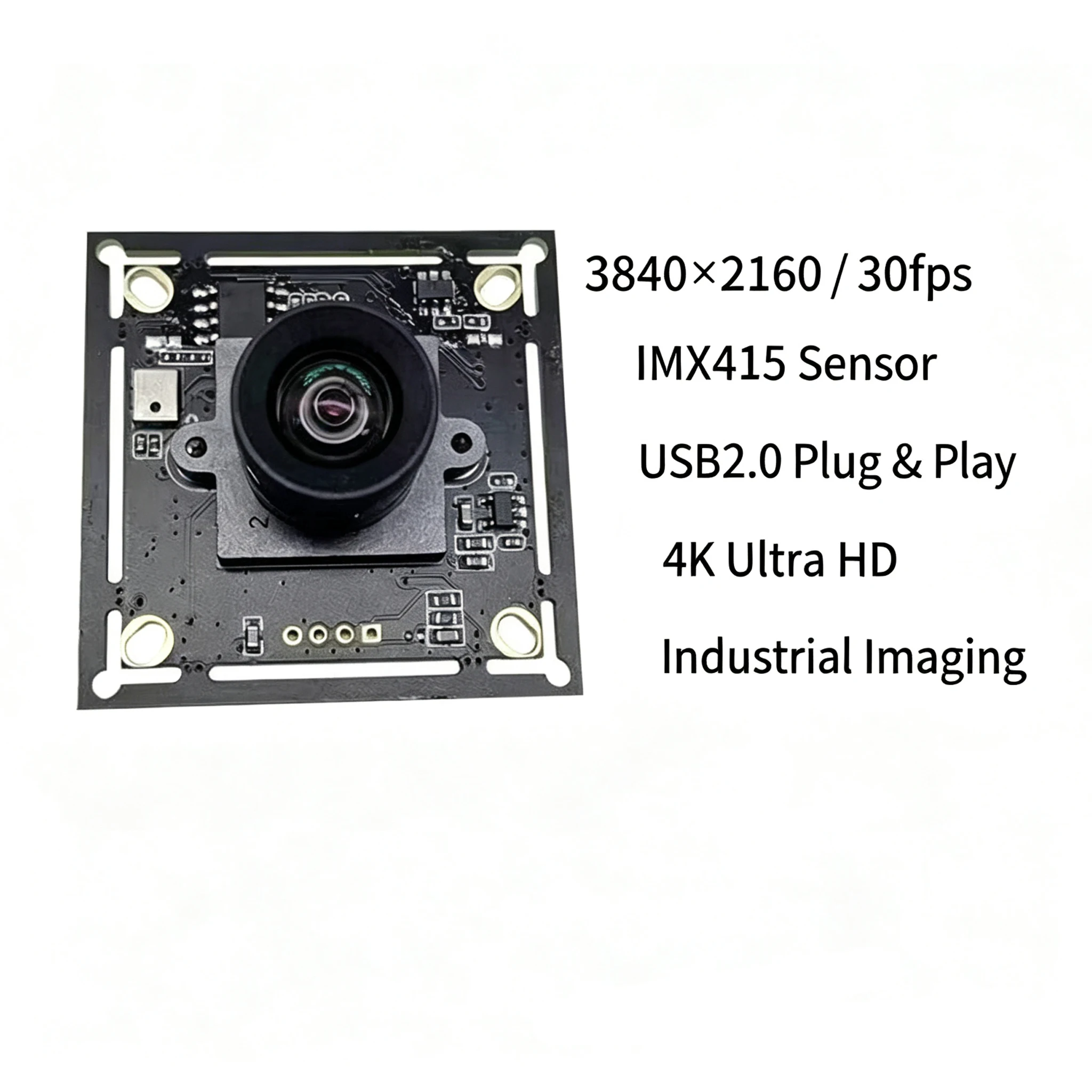 4K HD Camera Module IMX415 Industrial Grade 8MP Wide Angle USB Driver-Free Module Face Recognition Camera