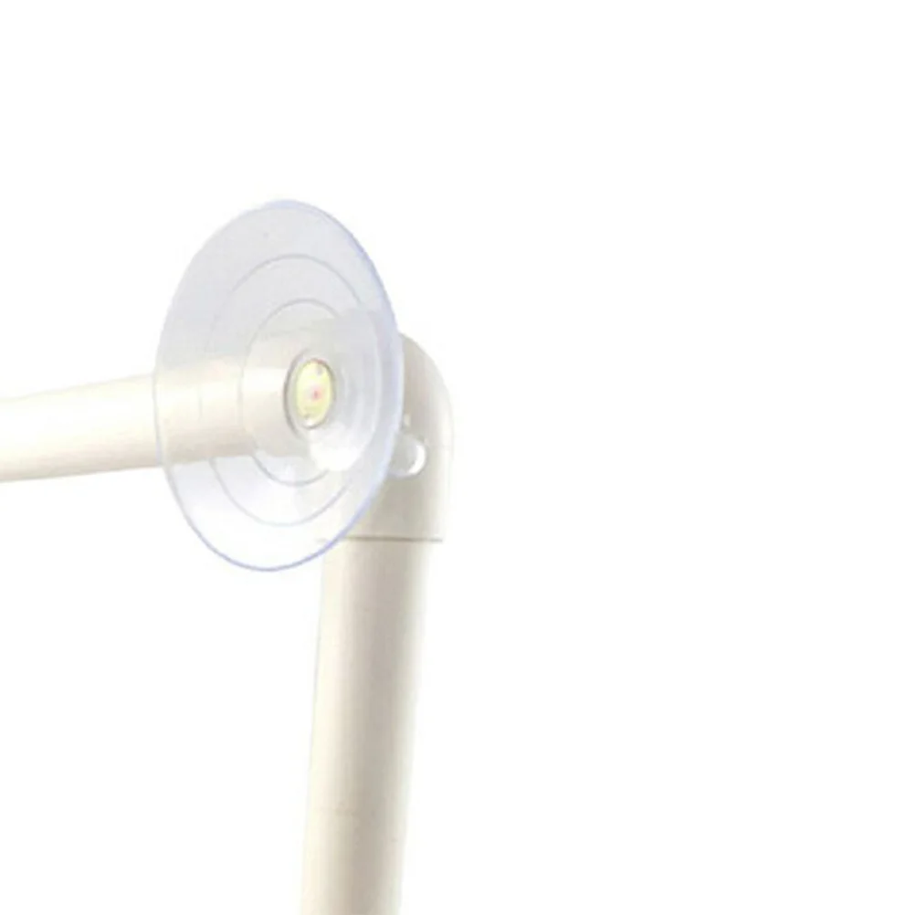 

Thickened Pvc Tube Rack Bird Perch Stand Heavy Duty Suction Cups For Shower Wall Window Bird Bath Perch Pet Parrot Cage