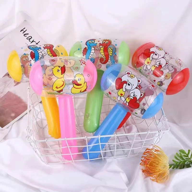 

1 шт., случайно отправлено, 22 см, надувная маленькая игрушка-молоток, молоток, кольцо с колокольчиком, декомпрессией и игровая вечеринка, подарки