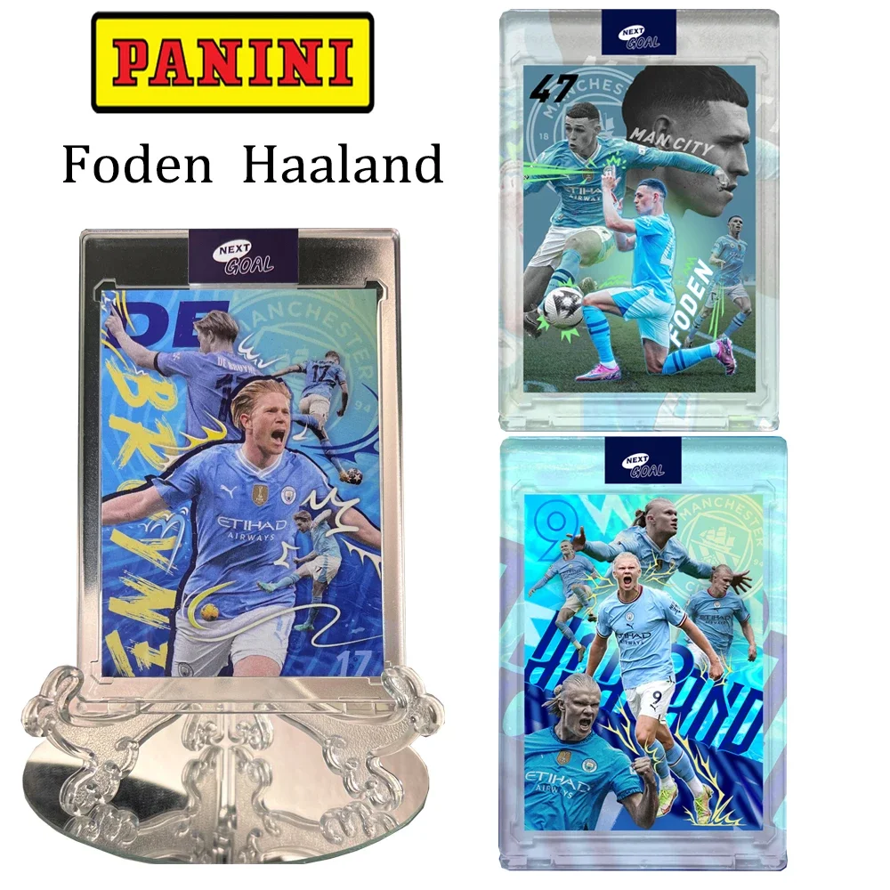 

Panini homemade star card bricks Foden De Bruyne Haaland Collect holiday gifts World Cup Football Matches Collectible card brick