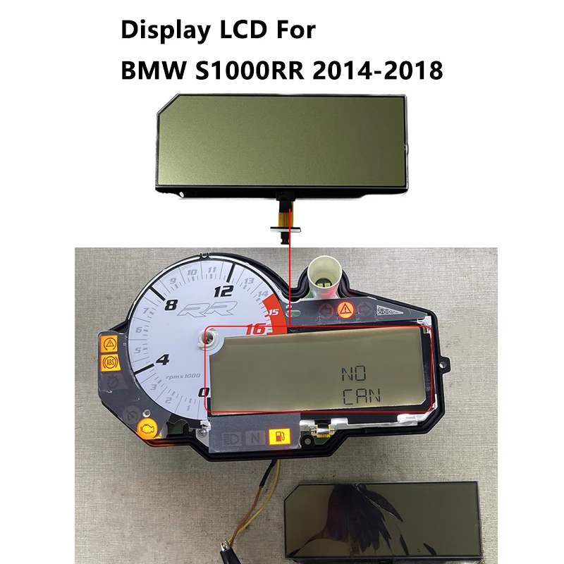 Wyświetlacz oryginalny LCD licznik motocyklowy motognight dla BMW S1000RR S 1000 RR 2015-2018 naprawa ekranów LCD prędkościomierza