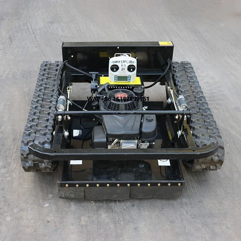 Spot Supply 600 Cut tank Crawler Robotic Petrol Lawn Tractor Remote Control Lawn Mower for Golf Course