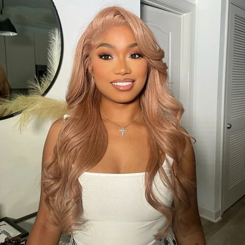 

HD Transparent Lace Ash Blonde Body Wave 100% Human Hair Wig Brazilian 13x4 13x6 Lace Frontal Hair Wigs Pre Plucked For Women