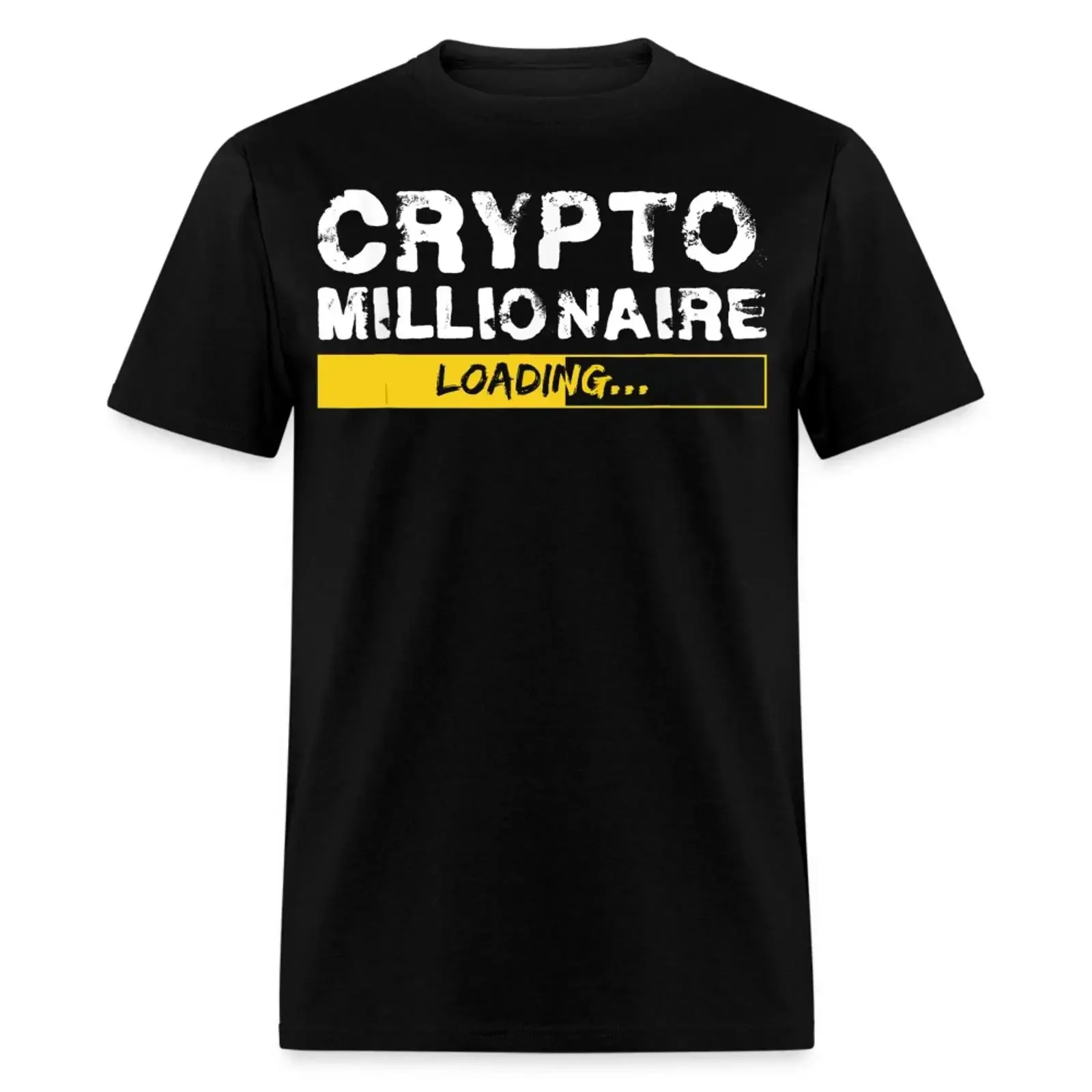 Crypto Millionaire Loading T Shirt Funny BTC ETH XRP Dogecoin Size S 6XL vintage Washed Unisex Slightly designer clothes homme