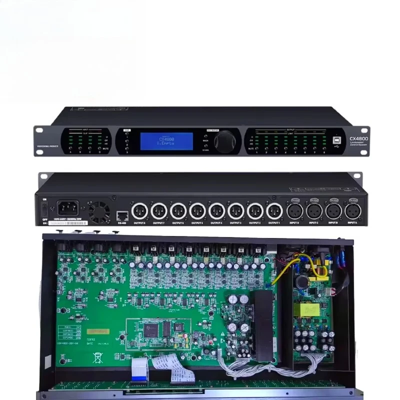 Processor CX4800 Professional Audio Processor 96khz Sampling Rate DSP Audio Processing Sound Equipment