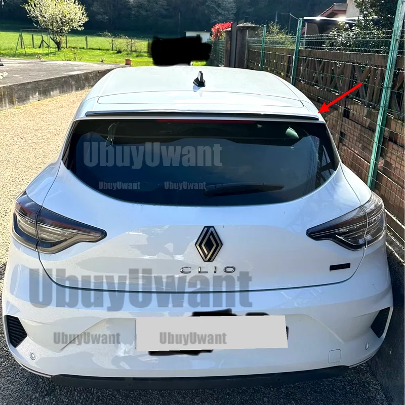 Para Renault Clio MK5 Clio 5 2019 2020 2021 2022 2023 2024 alerón de techo trasero ala Hatchback alerón de techo trasero