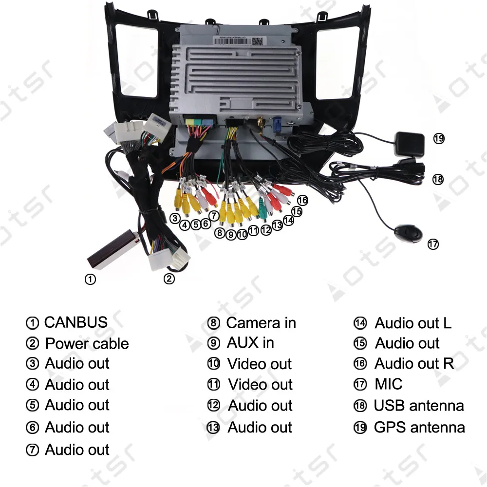 10.4 بوصة CarPlay أندرويد 15.0 مشغل راديو الوسائط المتعددة للسيارة لنيسان باثفندر R52 SL SV 2013 - 2020 وحدة ستيريو GPS نافي #6