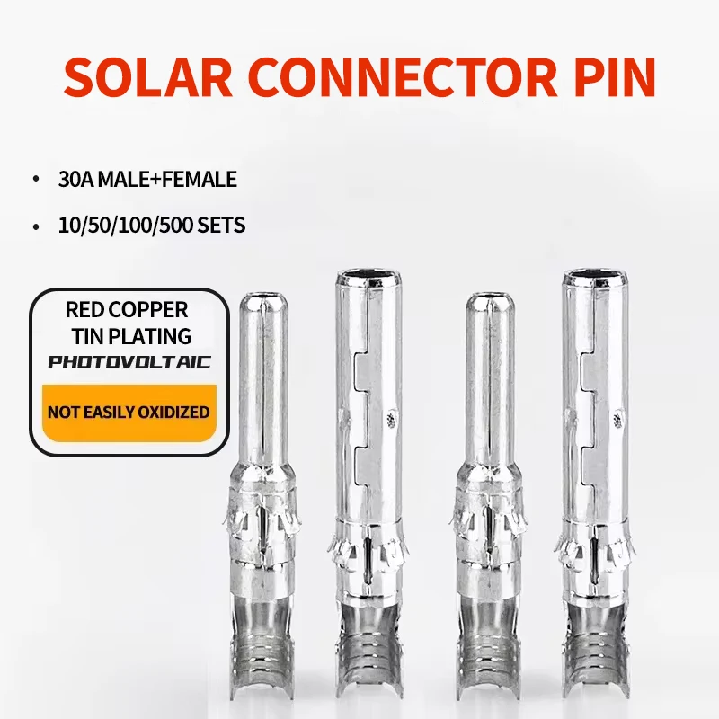 

Freeshipping 500/100/50/10 Pair Solar Connector Male And Female Inside For Pv Cable Connection Of Solar Connector Pins