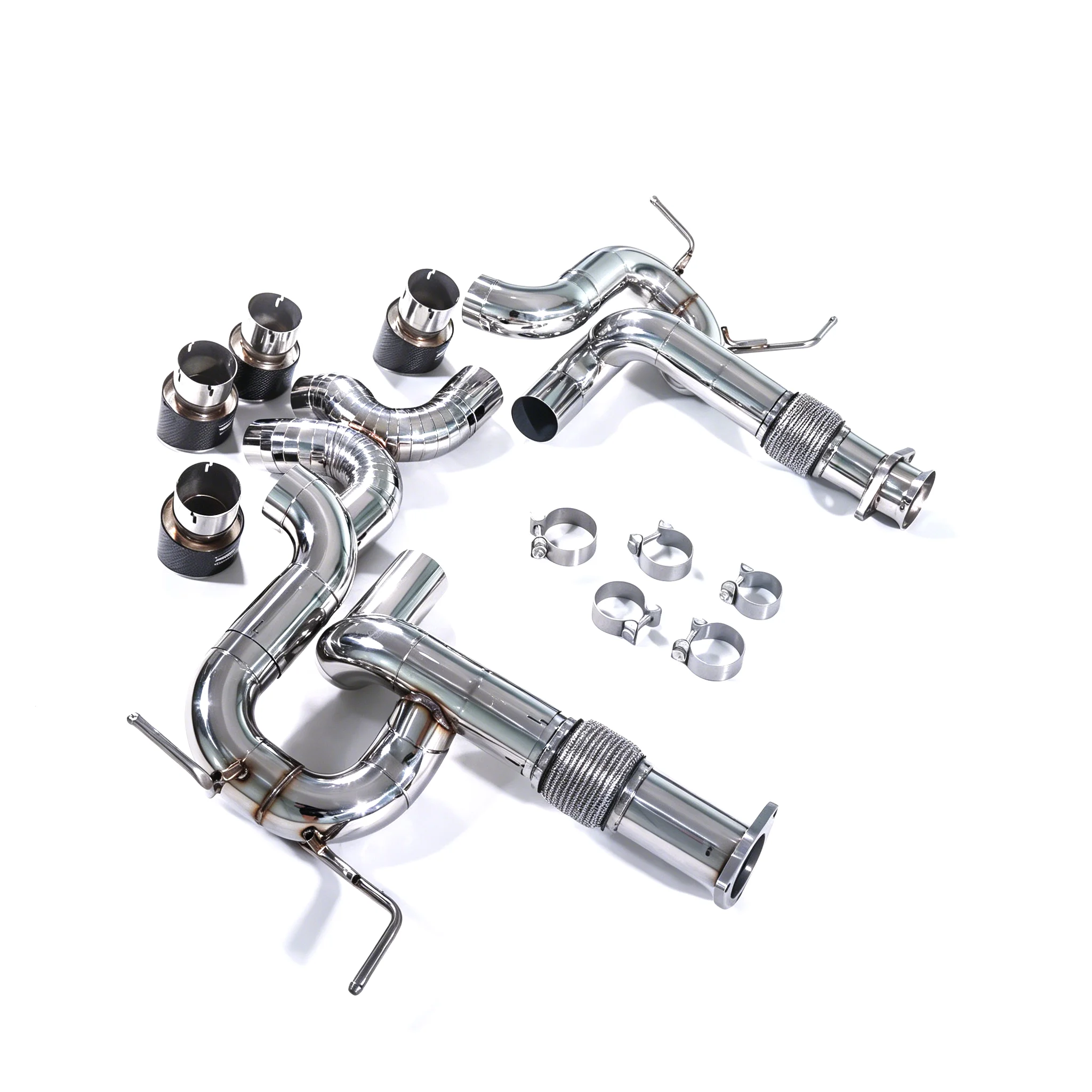 Exhaust  Pipe for 2026 Corvette C8 ZR1X  5.5L with 304 Stainless Steel High-performance Catback Exhaust System，Customizable