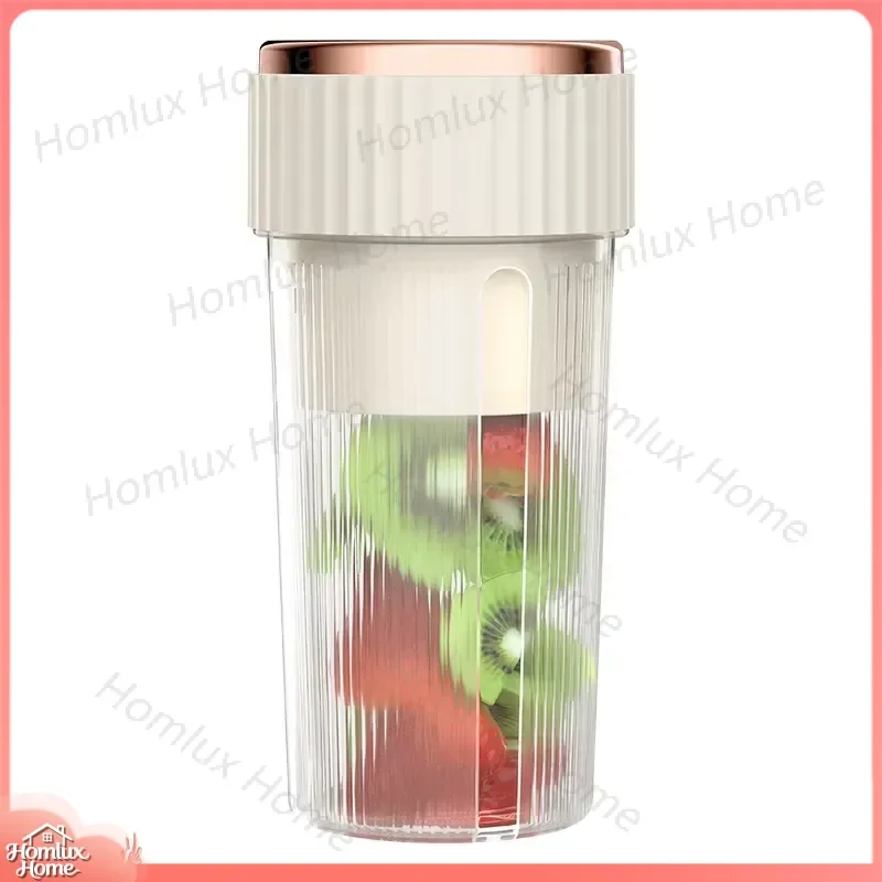 Portable Juicer Cup USB Rechargeable Mini Blender for Smoothies Fruit Mixer Silent Household Personal Juice Maker