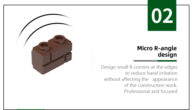 Wange 144 Teile/los 98283 Wandsteine 1x2 Mauerwerk Profil Blöcke Moc Farbe Zubehör Kompatibel mit Ziegel DIY Kinder Spielzeug – Detail 6