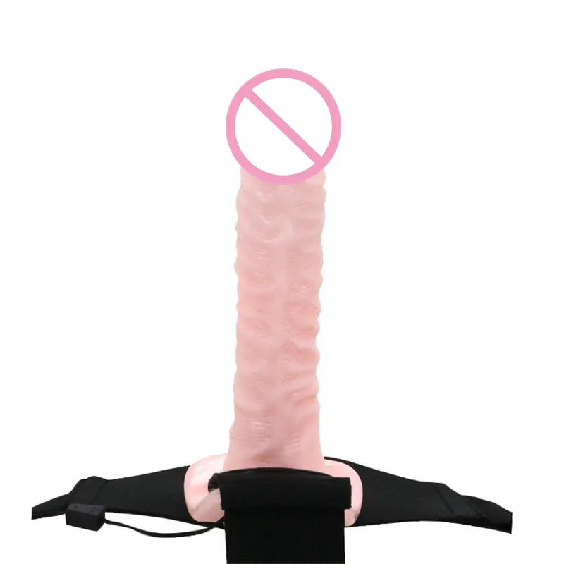 Consolador vibrador realista de doble pene para mujer, arnés Ultra elástico con correa, consolador grande, juguetes sexuales para lesbiana