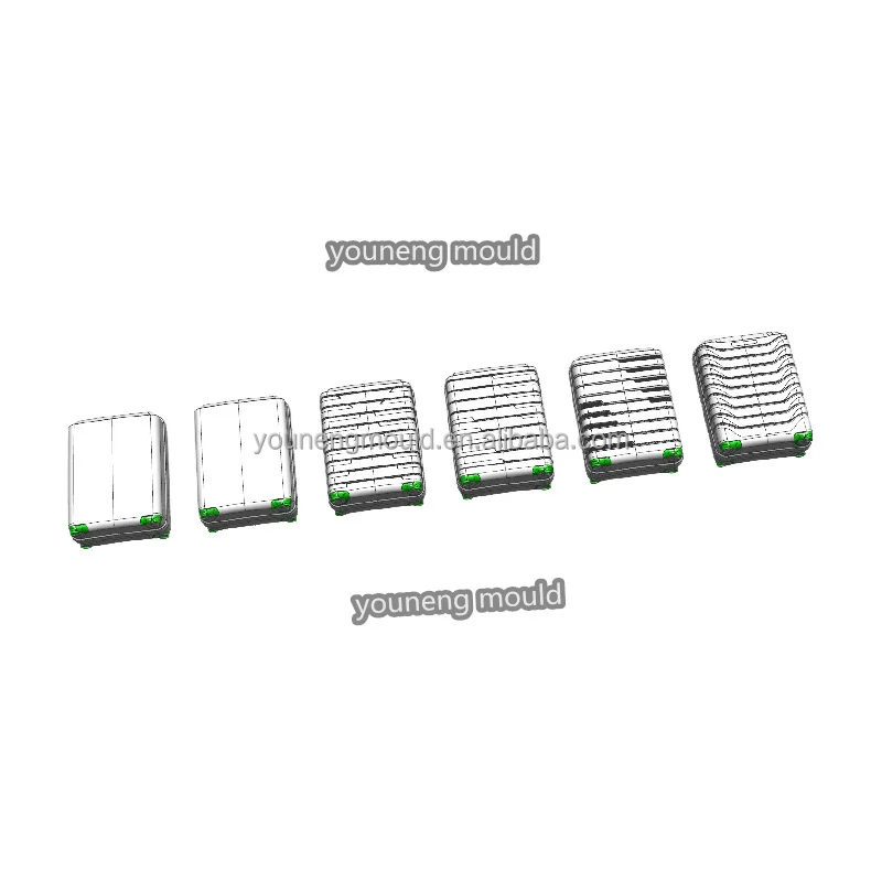 Mould OEM China Taizhou Experienced Injection Plastic Suitcase Luggage case Mold